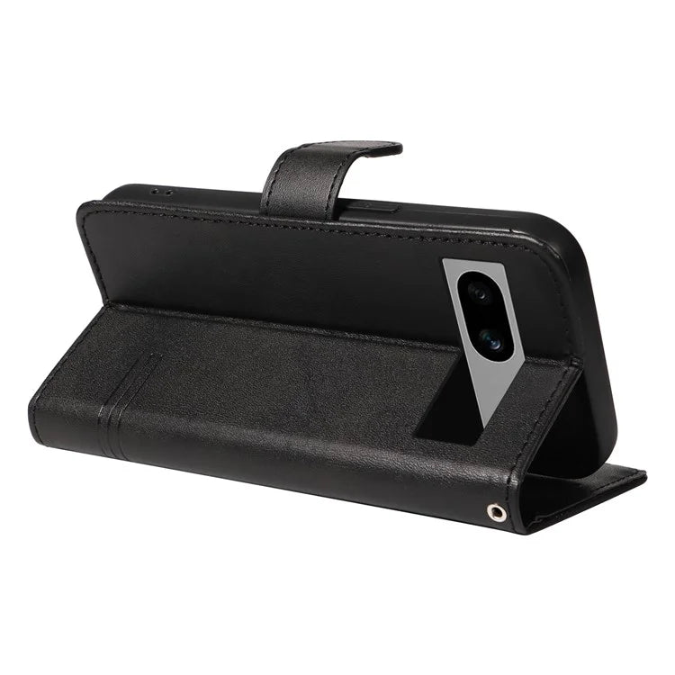 For Google Pixel 7a Case Wallet PU Leather Phone Cover with Stand View