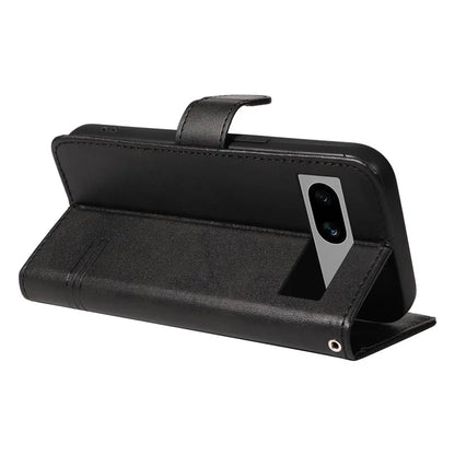 For Google Pixel 7a Case Wallet PU Leather Phone Cover with Stand View