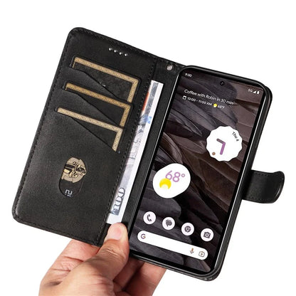 For Google Pixel 7a Case Wallet PU Leather Phone Cover with Stand View