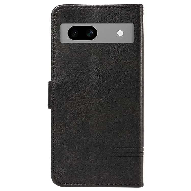 For Google Pixel 7a Case Wallet PU Leather Phone Cover with Stand View