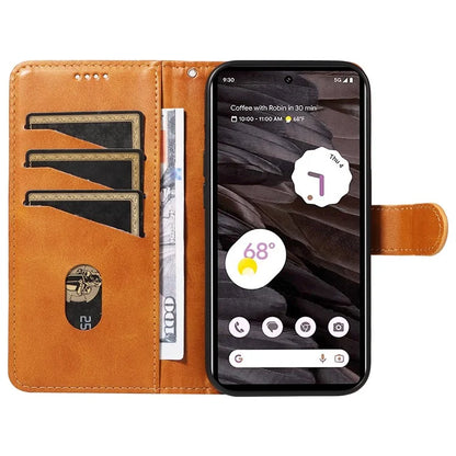 For Google Pixel 7a Case Wallet PU Leather Phone Cover with Stand View