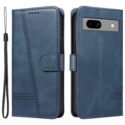 For Google Pixel 7a Case Wallet PU Leather Phone Cover with Stand View