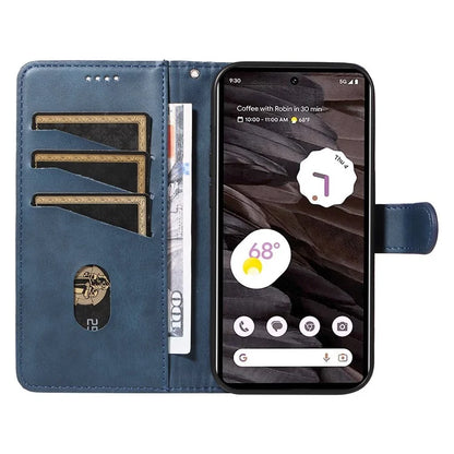For Google Pixel 7a Case Wallet PU Leather Phone Cover with Stand View