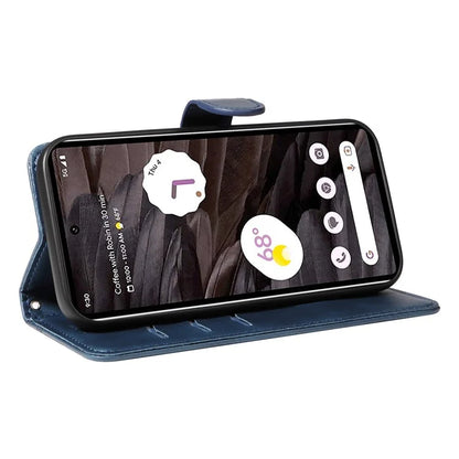 For Google Pixel 7a Case Wallet PU Leather Phone Cover with Stand View