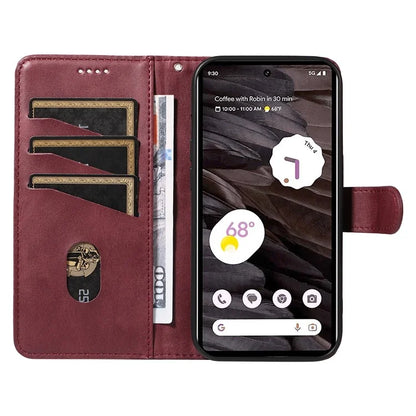 For Google Pixel 7a Case Wallet PU Leather Phone Cover with Stand View
