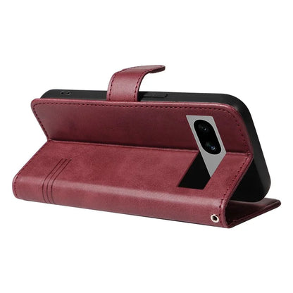 For Google Pixel 7a Case Wallet PU Leather Phone Cover with Stand View
