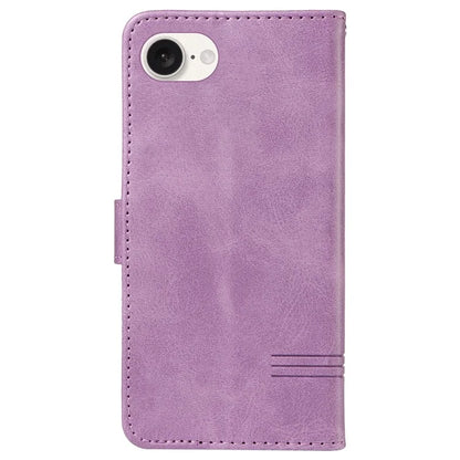 For iPhone SE (2024) Case Wallet Leather Flip Phone Cover with Hand Strap
