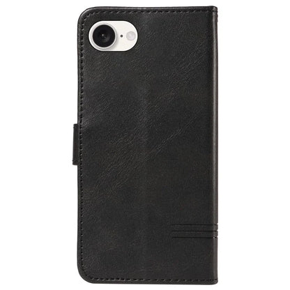 For iPhone SE (2024) Case Wallet Leather Flip Phone Cover with Hand Strap