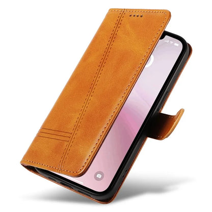 For iPhone SE (2024) Case Wallet Leather Flip Phone Cover with Hand Strap