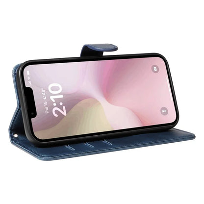 For iPhone SE (2024) Case Wallet Leather Flip Phone Cover with Hand Strap