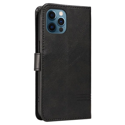 For iPhone 13 Pro Case PU Leather Phone Cover with Wallet Stand View