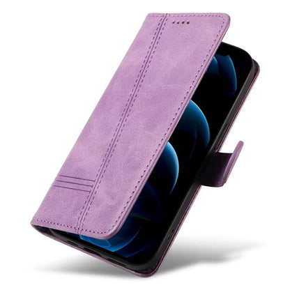 For iPhone 13 Pro Case PU Leather Phone Cover with Wallet Stand View