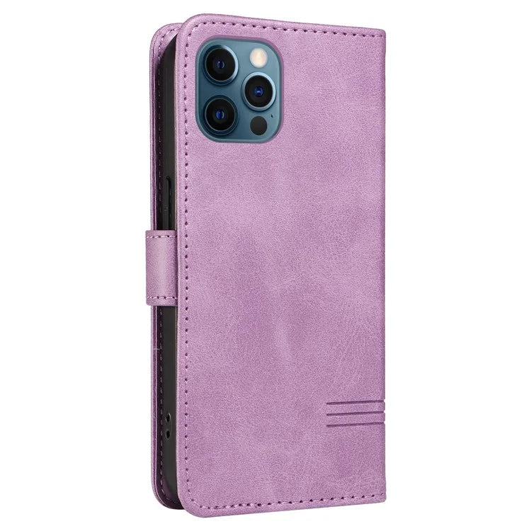 For iPhone 13 Pro Case PU Leather Phone Cover with Wallet Stand View