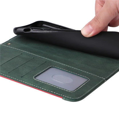 For Honor 200 5G Wallet Case 3-Color Splicing Leather Phone Cover