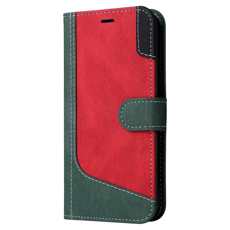 For Honor 200 5G Wallet Case 3-Color Splicing Leather Phone Cover