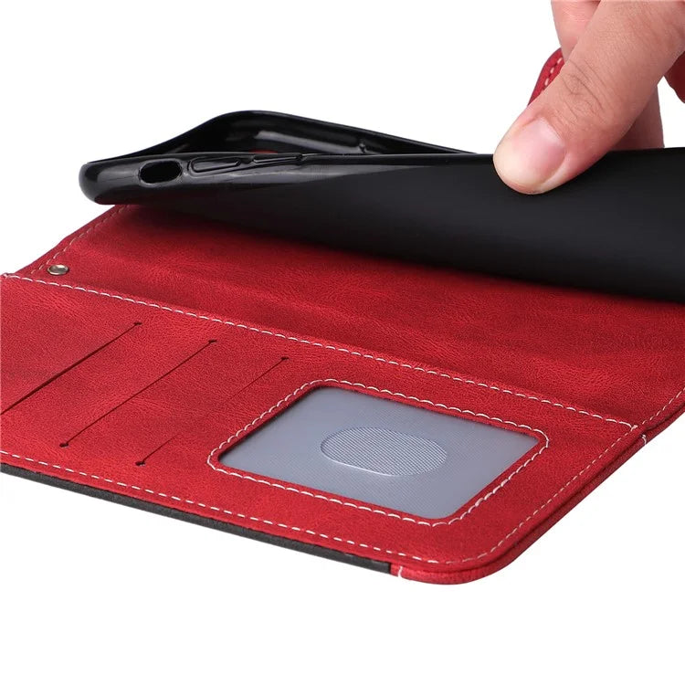 For Honor 200 5G Wallet Case 3-Color Splicing Leather Phone Cover