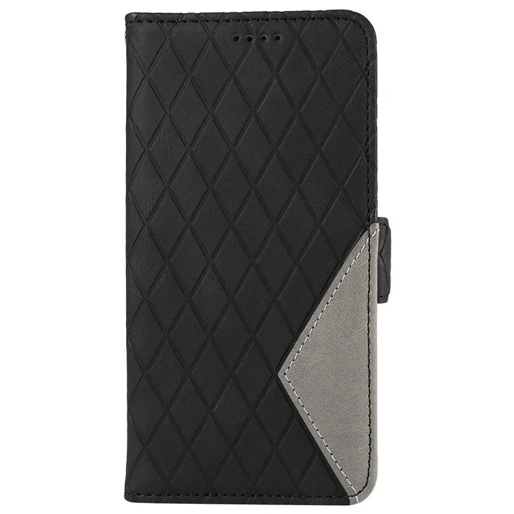 For Honor 200 5G Wallet Case Rhombus Pattern Imprint Leather Phone Cover