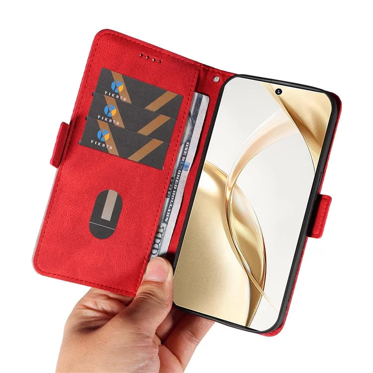 For Honor 200 5G Wallet Case Rhombus Pattern Imprint Leather Phone Cover