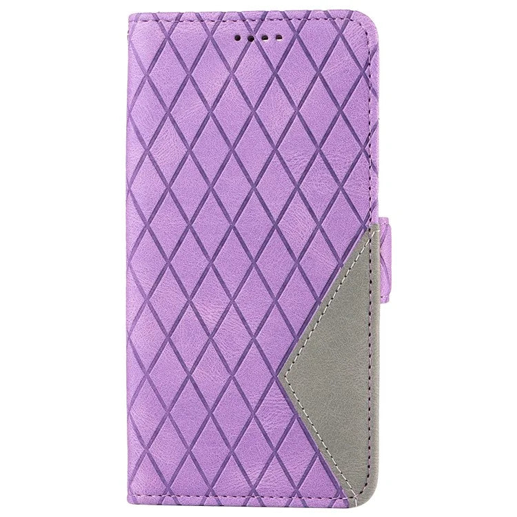 For Honor 200 5G Wallet Case Rhombus Pattern Imprint Leather Phone Cover