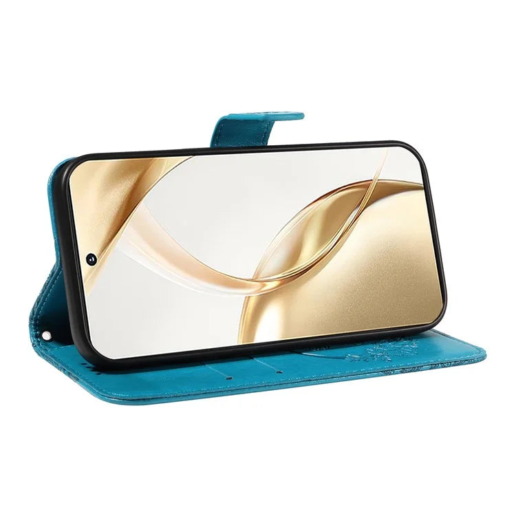 For Honor 200 5G Wallet Stand Case Butterfly Imprint Leather Phone Cover