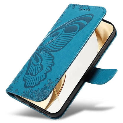 For Honor 200 5G Wallet Stand Case Butterfly Imprint Leather Phone Cover