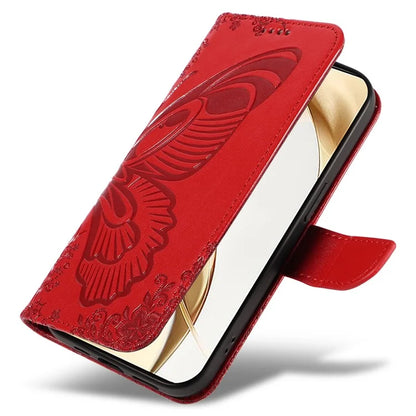 For Honor 200 5G Wallet Stand Case Butterfly Imprint Leather Phone Cover