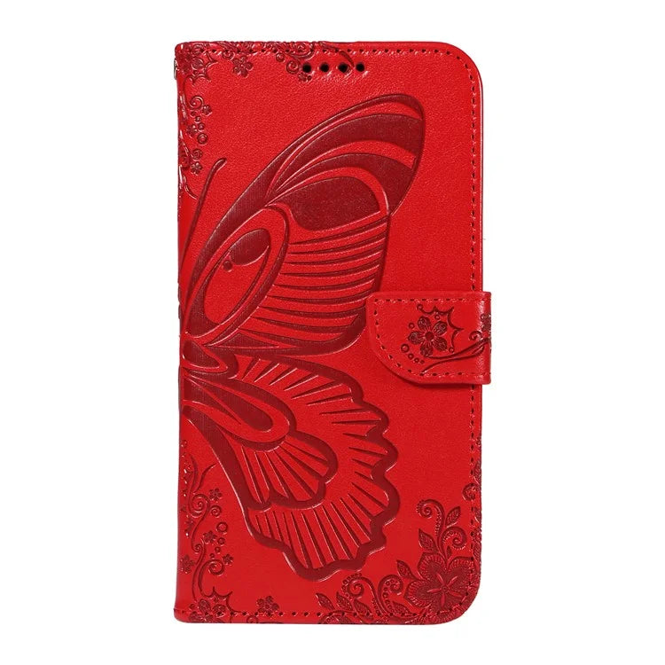 For Honor 200 5G Wallet Stand Case Butterfly Imprint Leather Phone Cover