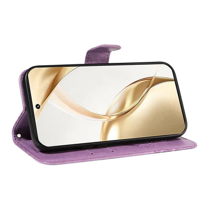 For Honor 200 5G Wallet Stand Case Butterfly Imprint Leather Phone Cover