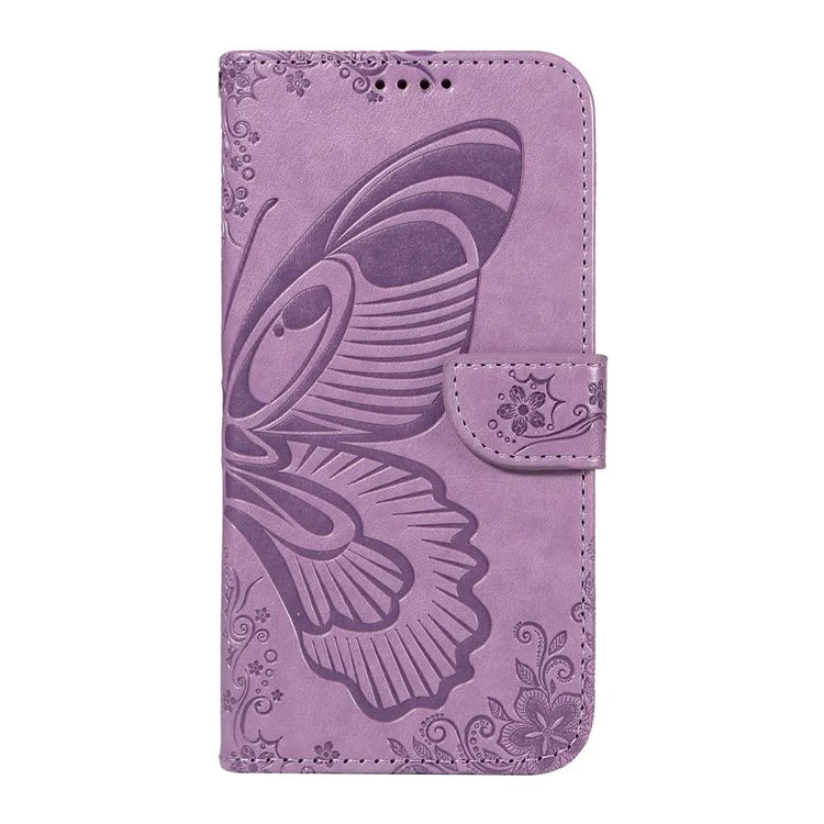 For Honor 200 5G Wallet Stand Case Butterfly Imprint Leather Phone Cover
