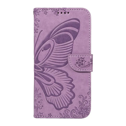 For Honor 200 5G Wallet Stand Case Butterfly Imprint Leather Phone Cover