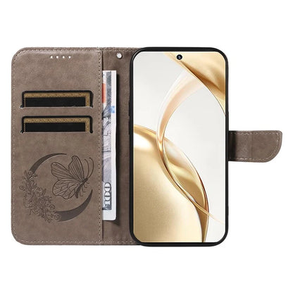 For Honor 200 5G Wallet Stand Case Butterfly Imprint Leather Phone Cover