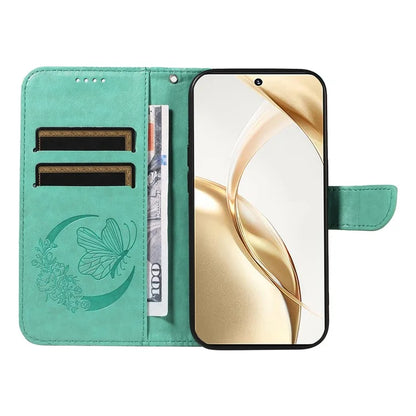 For Honor 200 5G Wallet Stand Case Butterfly Imprint Leather Phone Cover