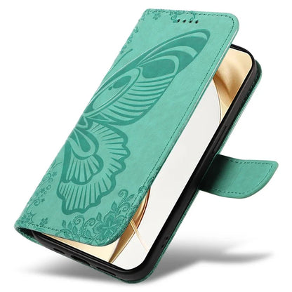 For Honor 200 5G Wallet Stand Case Butterfly Imprint Leather Phone Cover