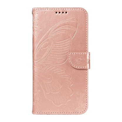 For Honor 200 5G Wallet Stand Case Butterfly Imprint Leather Phone Cover