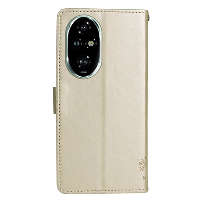 KT Imprinting Flower Series-3 For Honor 200 Pro 5G Case Wallet Leather Cover Cat Tree Pattern