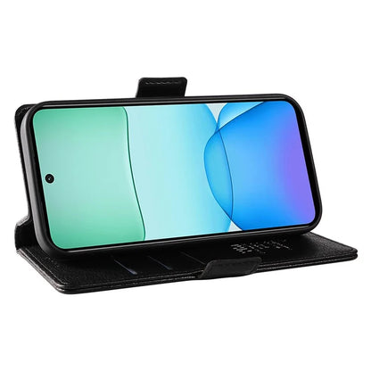 YIKATU YK-007 For Xiaomi Redmi 13 5G / 13 4G Anti-Scratch PU Leather Stand Phone Case Wallet Phone Cover