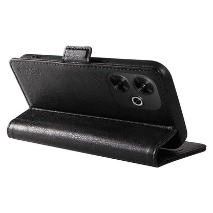 YIKATU YK-007 For Xiaomi Redmi 13 5G / 13 4G Anti-Scratch PU Leather Stand Phone Case Wallet Phone Cover