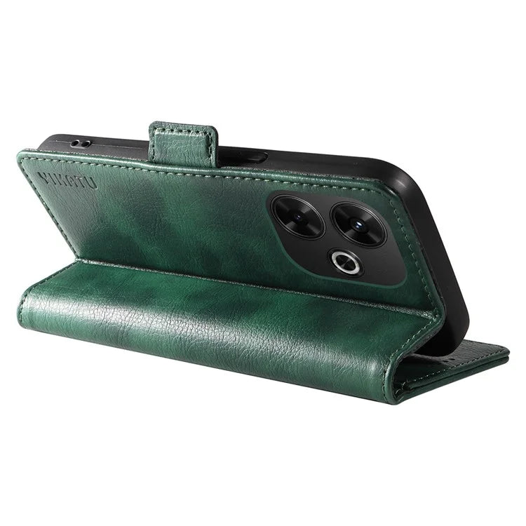 YIKATU YK-007 For Xiaomi Redmi 13 5G / 13 4G Anti-Scratch PU Leather Stand Phone Case Wallet Phone Cover
