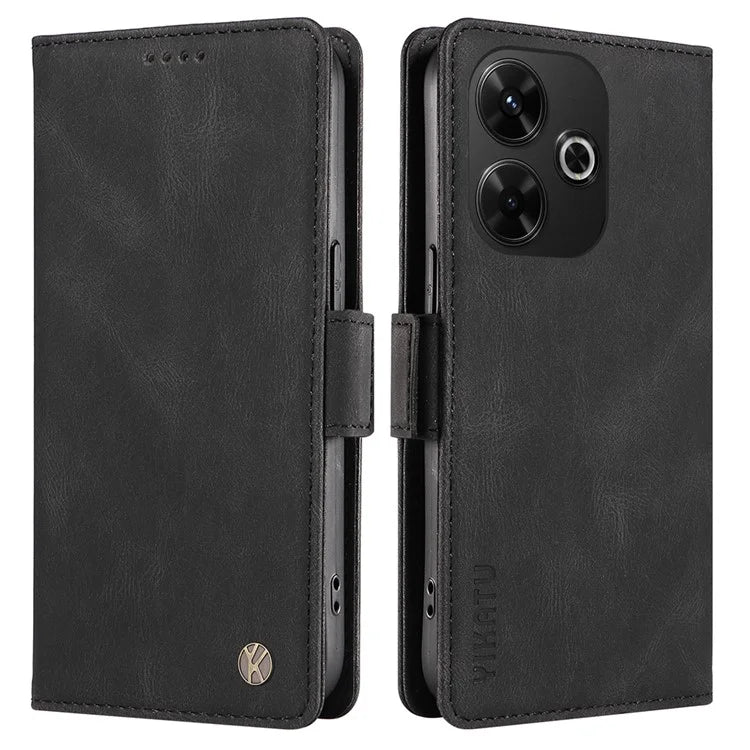 YIKATU YK-005 For Xiaomi Redmi 13 5G / 13 4G Case Stand Wallet Phone Leather Cover