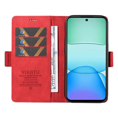 YIKATU YK-005 For Xiaomi Redmi 13 5G / 13 4G Case Stand Wallet Phone Leather Cover