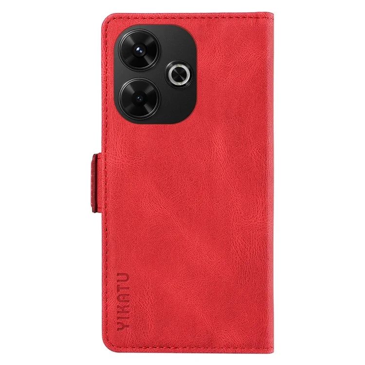 YIKATU YK-005 For Xiaomi Redmi 13 5G / 13 4G Case Stand Wallet Phone Leather Cover