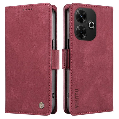 YIKATU YK-005 For Xiaomi Redmi 13 5G / 13 4G Case Stand Wallet Phone Leather Cover