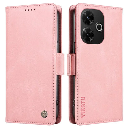 YIKATU YK-005 For Xiaomi Redmi 13 5G / 13 4G Case Stand Wallet Phone Leather Cover
