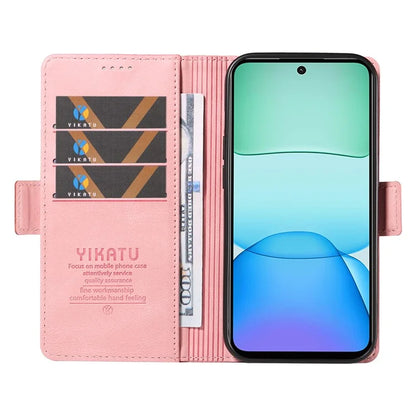 YIKATU YK-005 For Xiaomi Redmi 13 5G / 13 4G Case Stand Wallet Phone Leather Cover