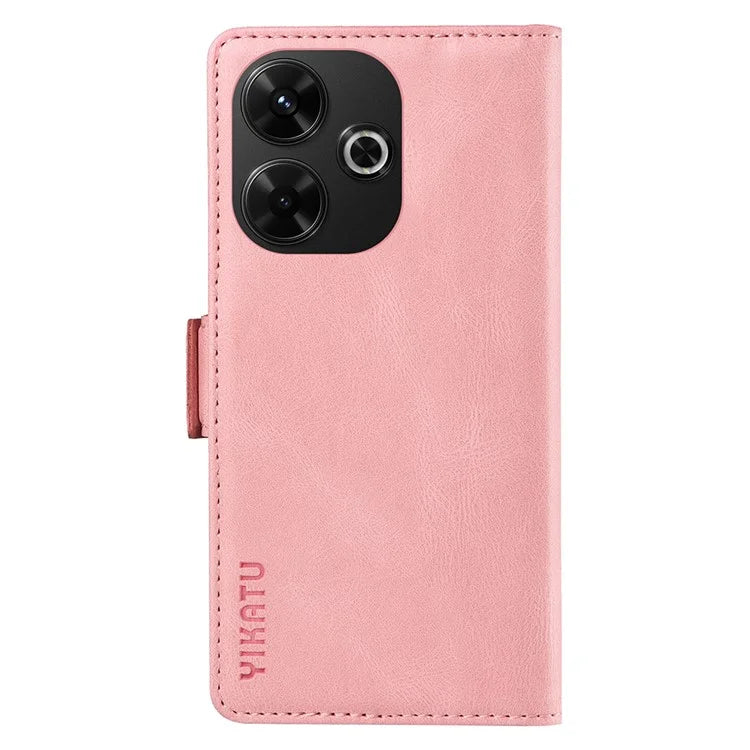 YIKATU YK-005 For Xiaomi Redmi 13 5G / 13 4G Case Stand Wallet Phone Leather Cover