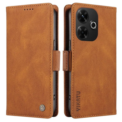YIKATU YK-005 For Xiaomi Redmi 13 5G / 13 4G Case Stand Wallet Phone Leather Cover