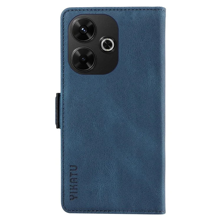 YIKATU YK-005 For Xiaomi Redmi 13 5G / 13 4G Case Stand Wallet Phone Leather Cover