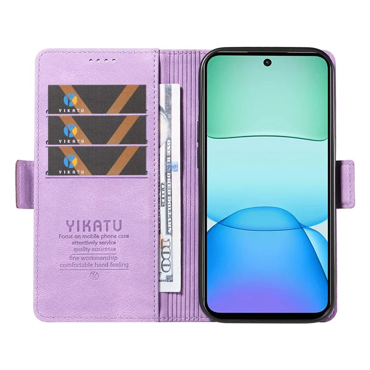 YIKATU YK-005 For Xiaomi Redmi 13 5G / 13 4G Case Stand Wallet Phone Leather Cover