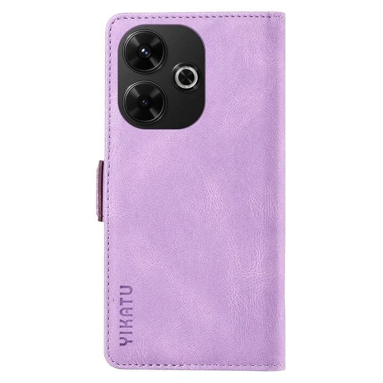YIKATU YK-005 For Xiaomi Redmi 13 5G / 13 4G Case Stand Wallet Phone Leather Cover