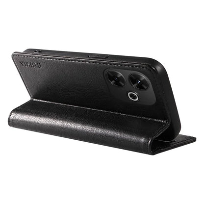 YIKATU YK-006 For Xiaomi Redmi 13 5G / 13 4G Phone Stand Case Litchi Texture Leather Phone Cover Wallet